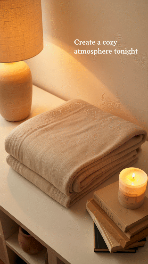 a photograph of a warm beige blanket nea xr9kmpajsr2bxsjudm04ma 9gatdxorqiukde7qvikvjq