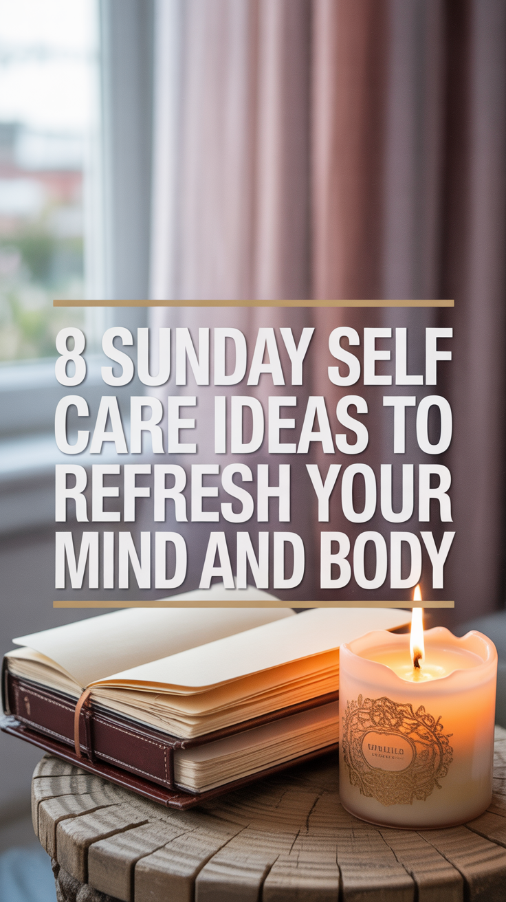 8 Sunday Self Care Ideas to Refresh Your Mind and Body
