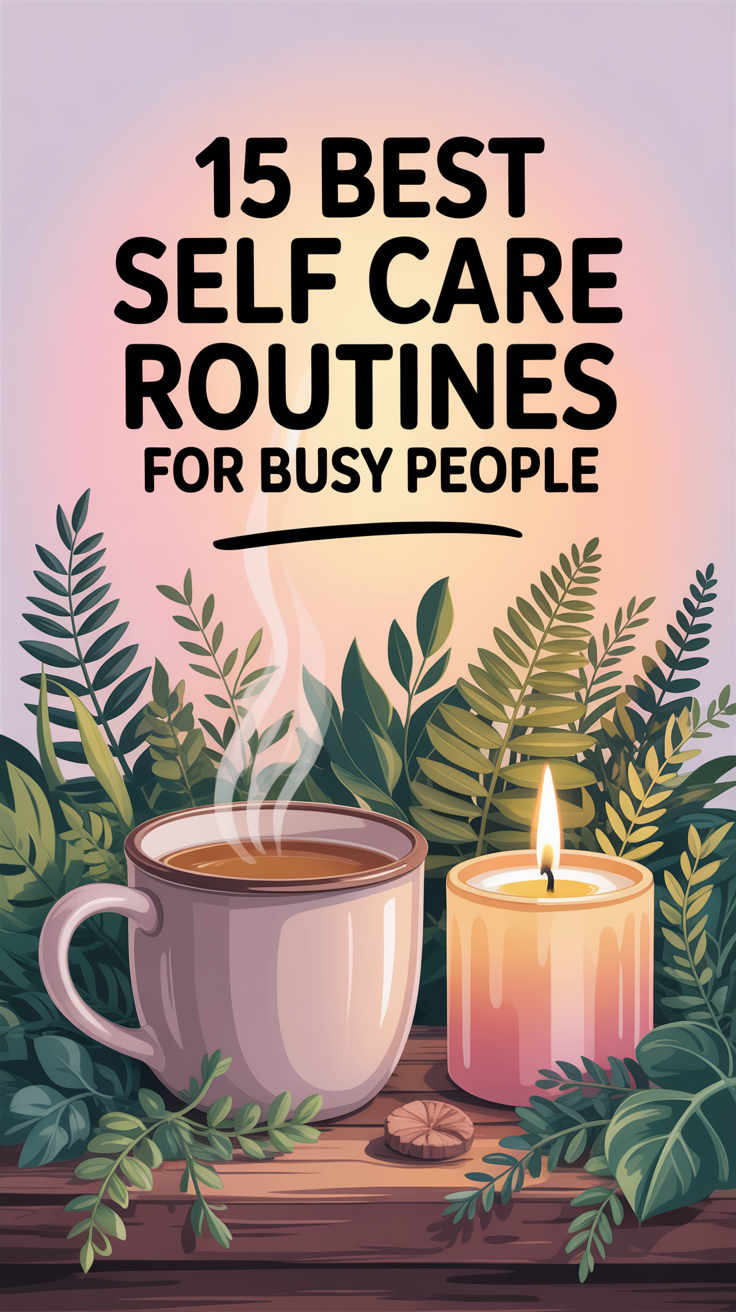 15 Best Self Care Routines for Busy People